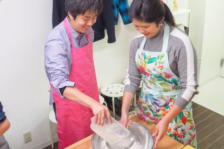 パパ大好き！な、お二人 手打ちうどん作り体験教室 2019年1月 20190127-5.jpg – イリコスキー製麺所